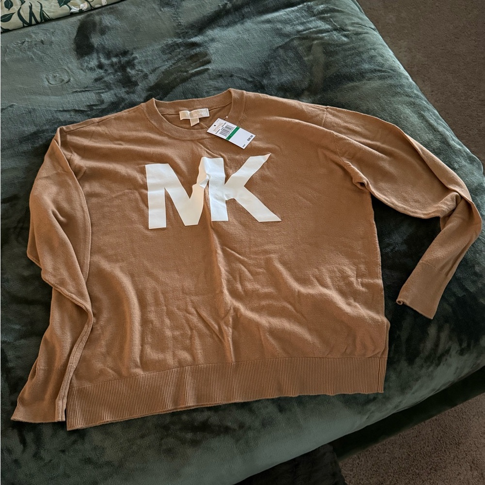 Michael Kors Men's Tan Crewneck Sweater